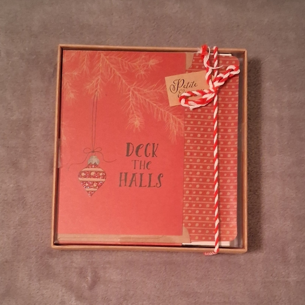 Festive Red Holiday Card Set